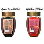 Orchard Honey Combo Pack (Ajwain+Lichi) 100 Percent Pure and Natural (2 x 250 g)